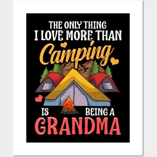 Camping Grandma! Posters and Art